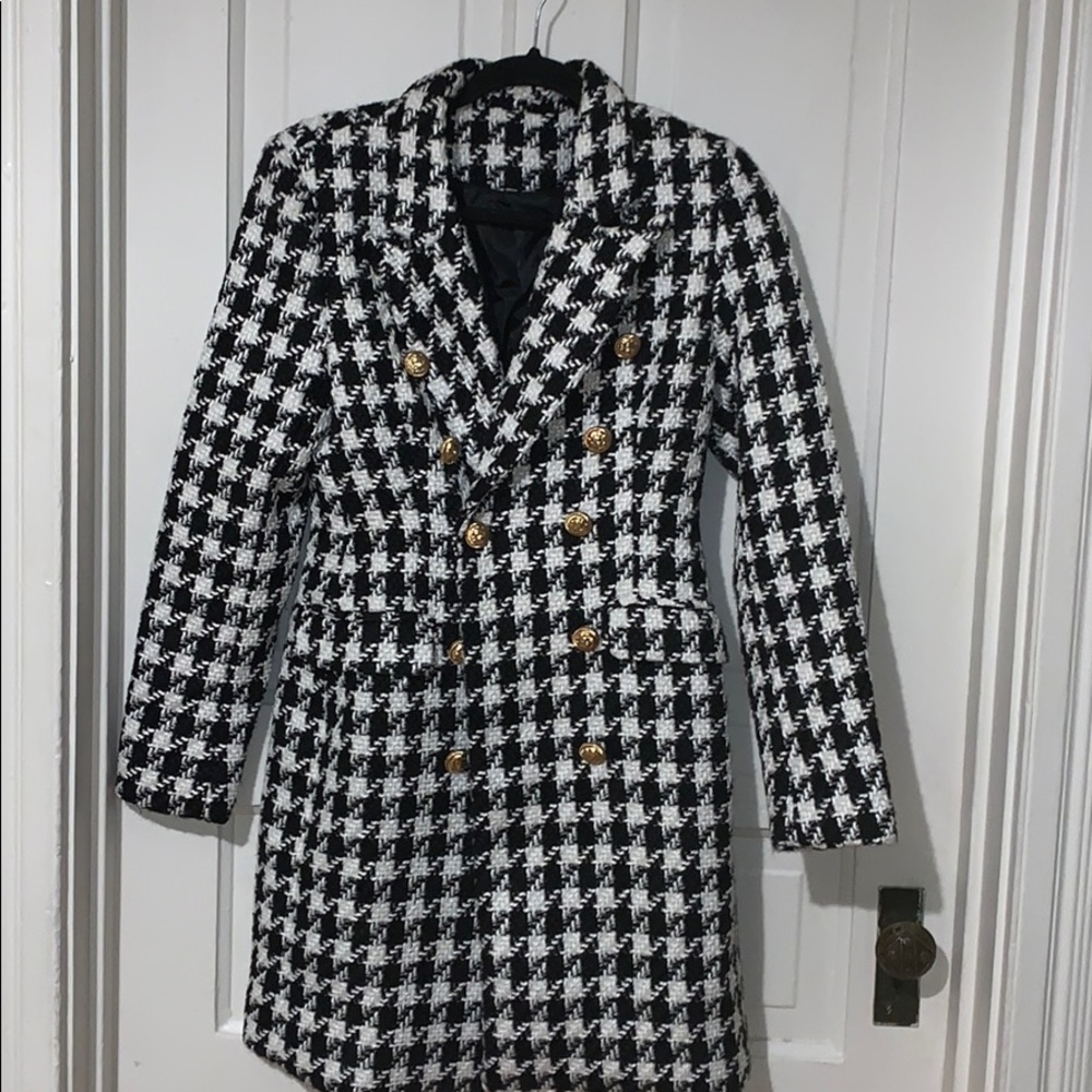 Houndstooth jacket